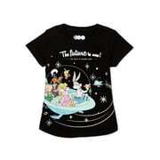 Warner Bros Girls Wrap Around Bugs Bunny Jetsons High-Low Tee, Sizes 4-16